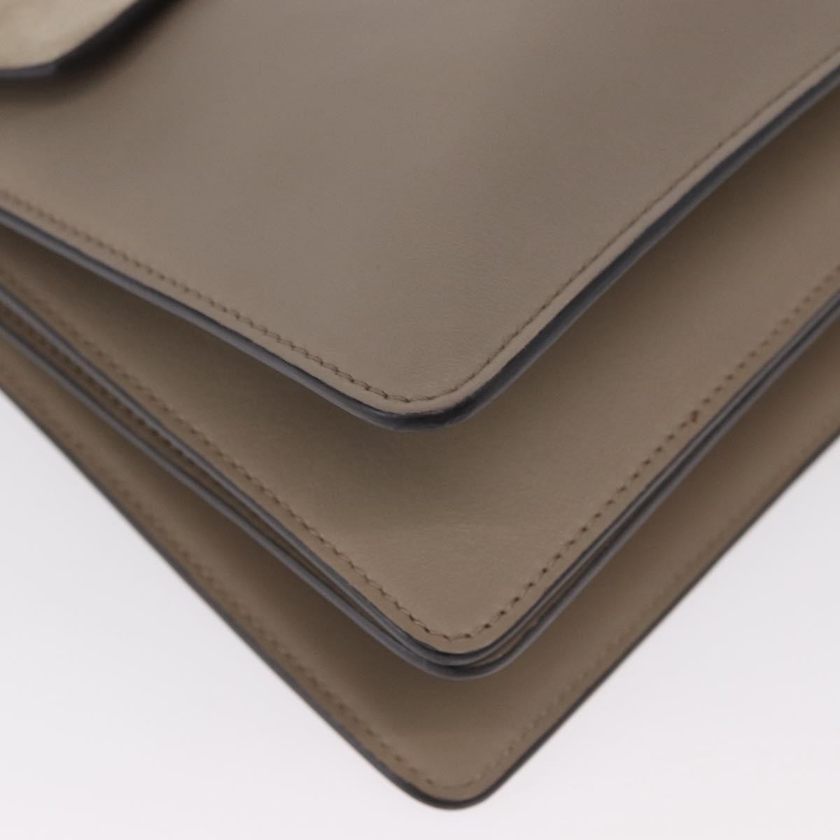 Chloe Faye Shoulder Bag Leather and Suede, BEIGE, SUEDE, Shoulder bag