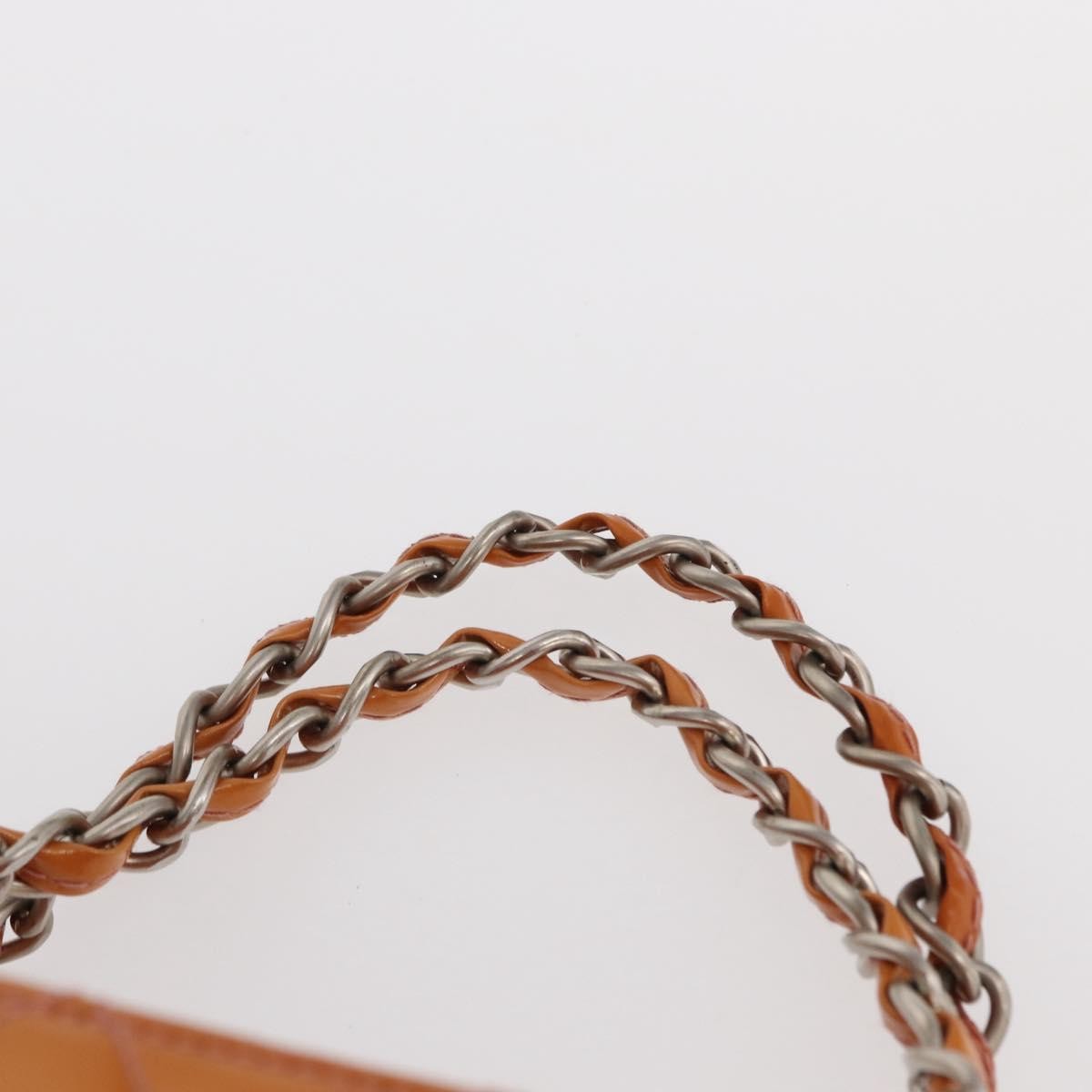 Chanel Vintage Petite Timeless Tote Quilted Patent, ORANGE, PATENT_LEATHER, Tote bag