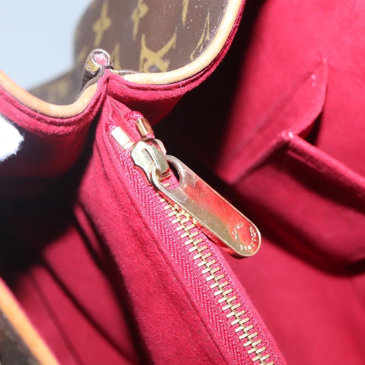 Louis Vuitton Griet Handbag Monogram Canvas, BROWN, CANVAS, Tote bag