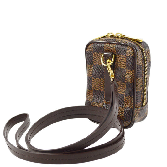 Louis Vuitton Etui Okapi Camera Case Damier, BROWN, CANVAS, Shoulder bag