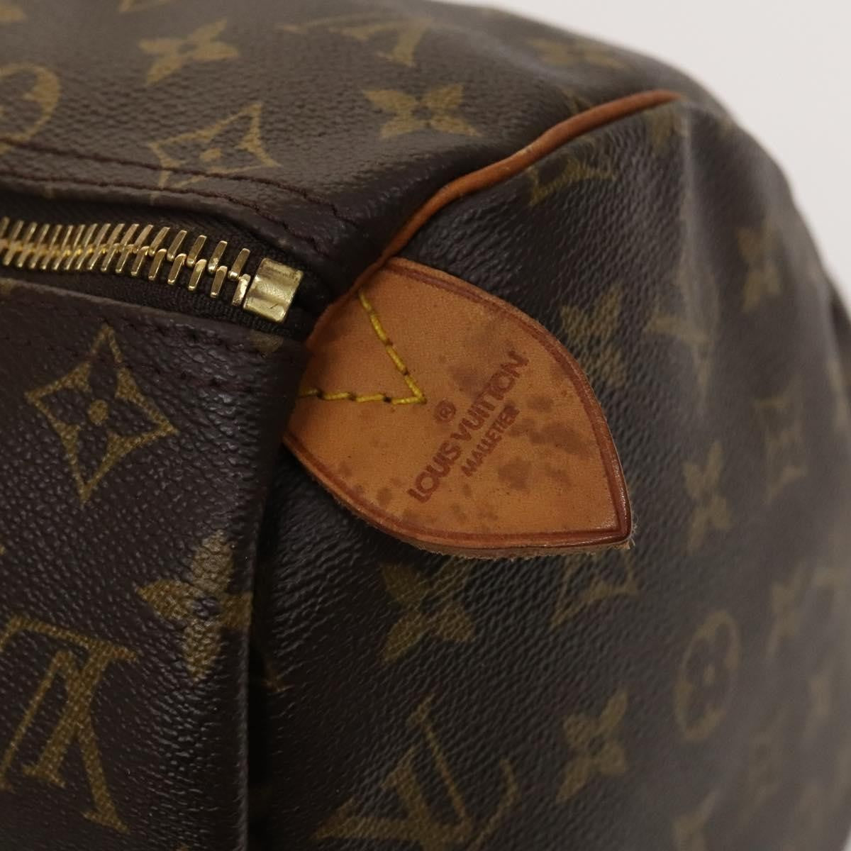 Louis Vuitton Keepall Bag Monogram Canvas, BROWN, CANVAS, Travel bag