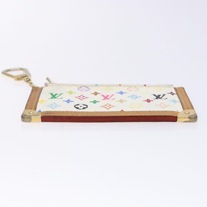 Louis Vuitton Pochette Clés Monogram Canvas, WHITE, CANVAS, Wallets