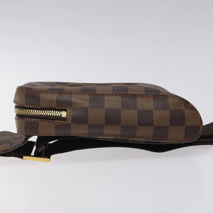Louis Vuitton Geronimos Waist Bag Damier, BROWN, CANVAS, Shoulder bag