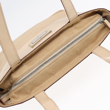 Celine Vintage Shoulder Bag Canvas, BEIGE, CANVAS, Shoulder bag