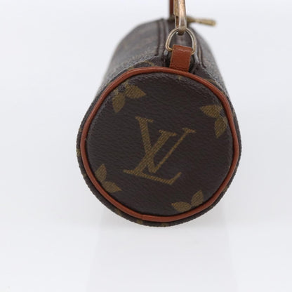 Louis Vuitton Papillon Pochette Monogram Canvas, BROWN, CANVAS, Clutche & pouche