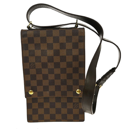 Louis Vuitton Portobello Messenger Damier, BROWN, CANVAS, Shoulder bag