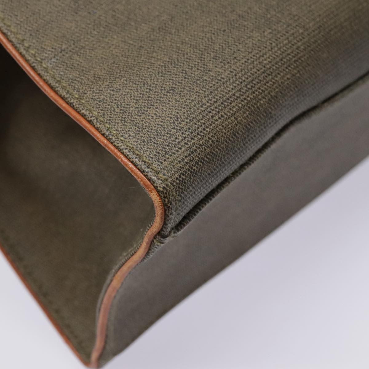 Fendi Vintage Top Handle Bag PVC, BROWN, PVC, Handbag