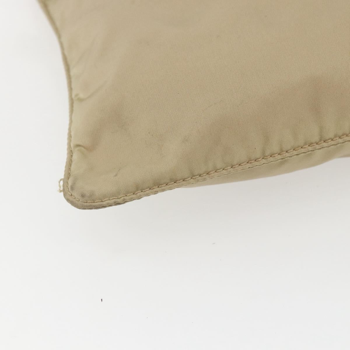 Prada Front Pocket Messenger Bag Tessuto, BEIGE, NYLON, Shoulder bag