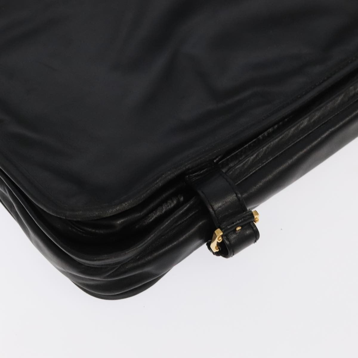 Loewe Anagram handbag Leather, BLACK, LEATHER, Travel bag