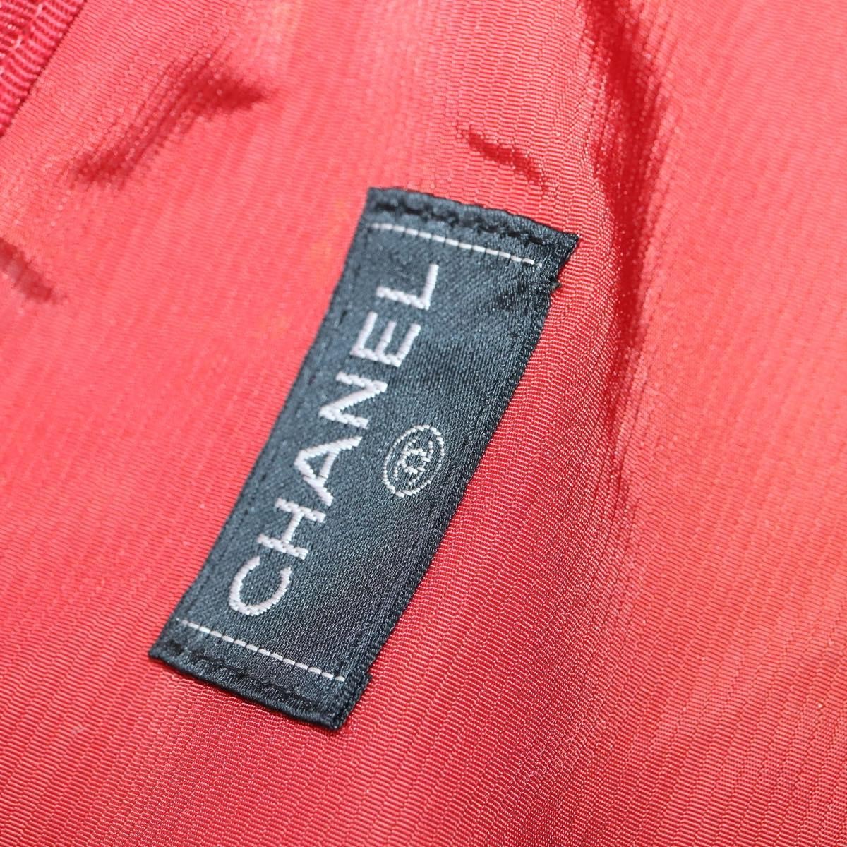 Chanel Travel Line Garment Bag Printed Nylon, BLACK, NYLON, Travel bag