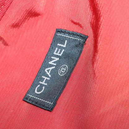 Chanel Travel Line Garment Bag Printed Nylon, BLACK, NYLON, Travel bag