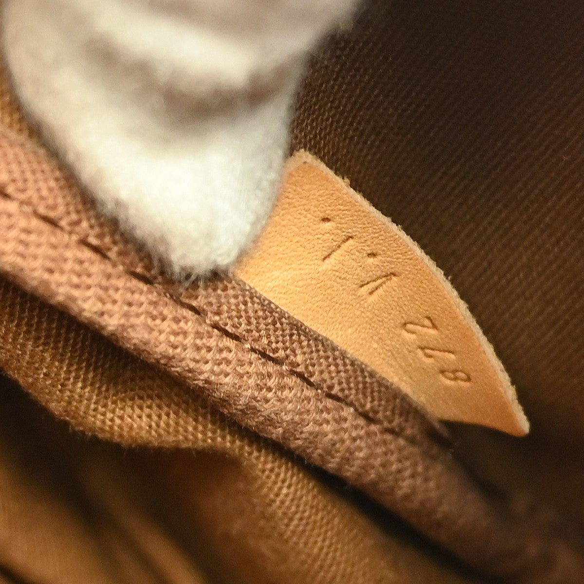 Louis Vuitton Saumur Handbag Monogram Canvas, BROWN, CANVAS, Shoulder bag