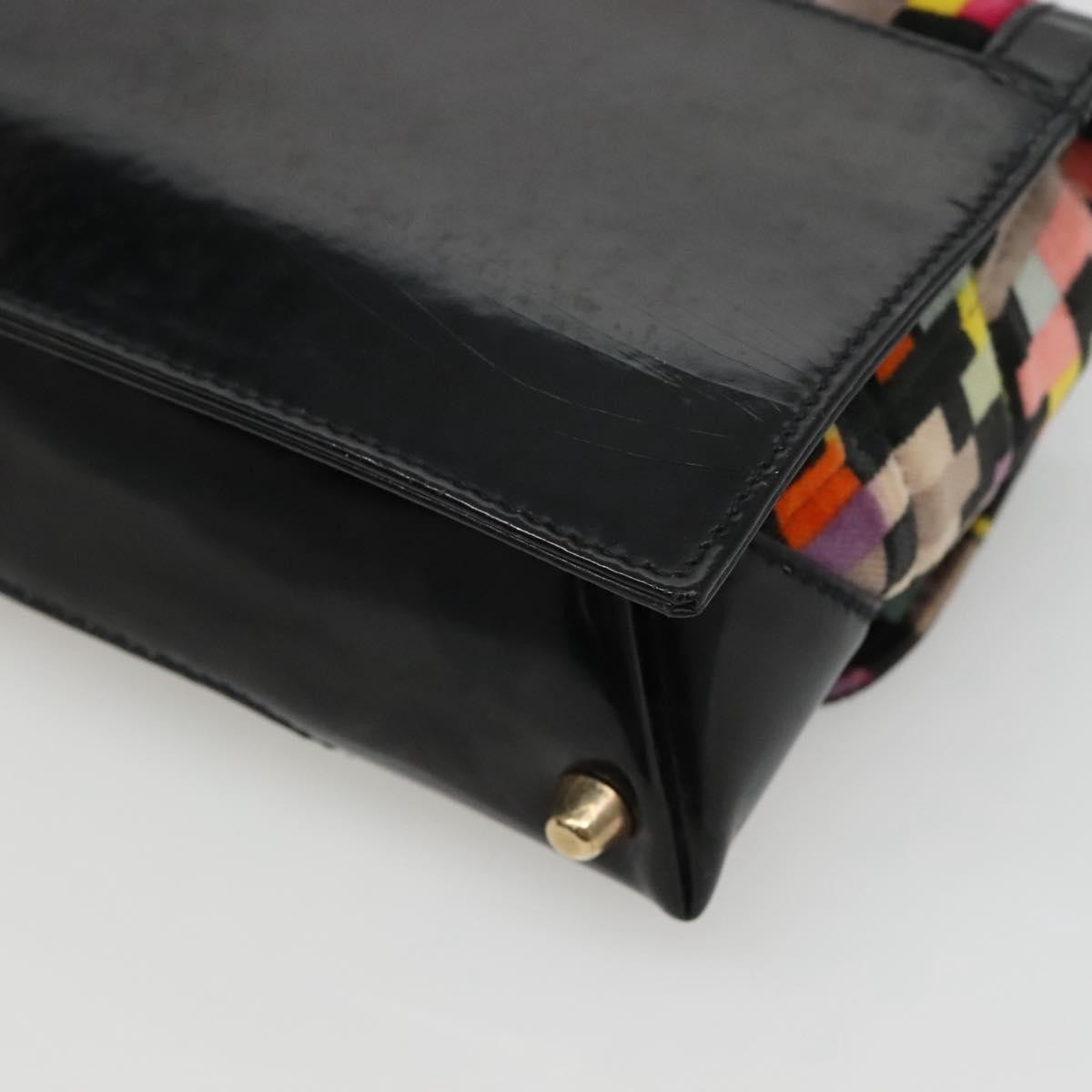 Chanel Chocolate Bar Medallion Flap Bag Quilted Calfskin, MULTICOLOUR, VELVET, Handbag