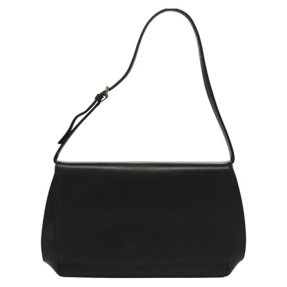 Valentino Garavani Flap Shoulder Bag Leather, BLACK, LEATHER, Shoulder bag