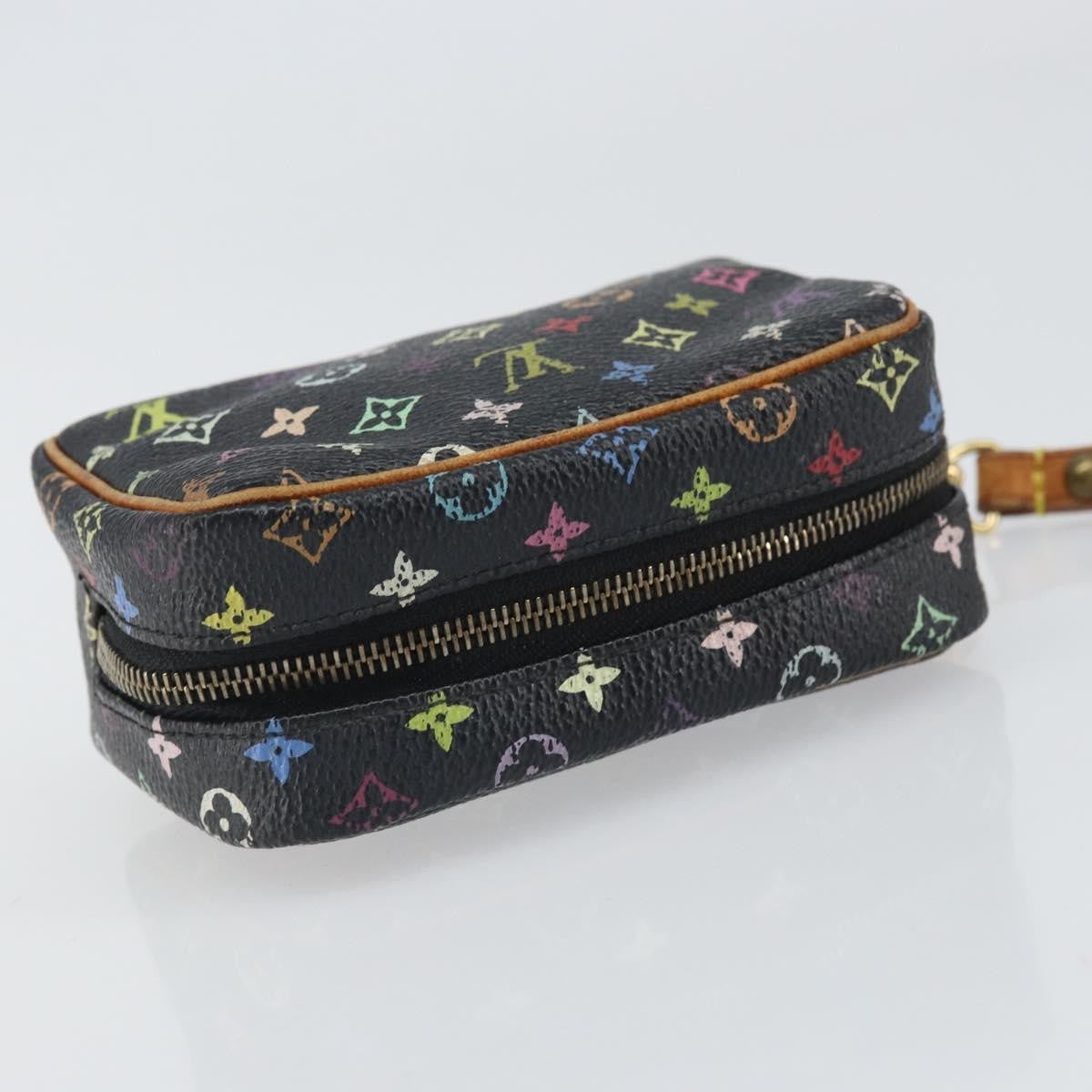 Louis Vuitton Wapity Trousse Pouch Monogram Multicolor, BLACK, CANVAS, Clutche & pouche