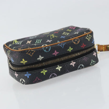 Louis Vuitton Wapity Trousse Pouch Monogram Multicolor, BLACK, CANVAS, Clutche & pouche