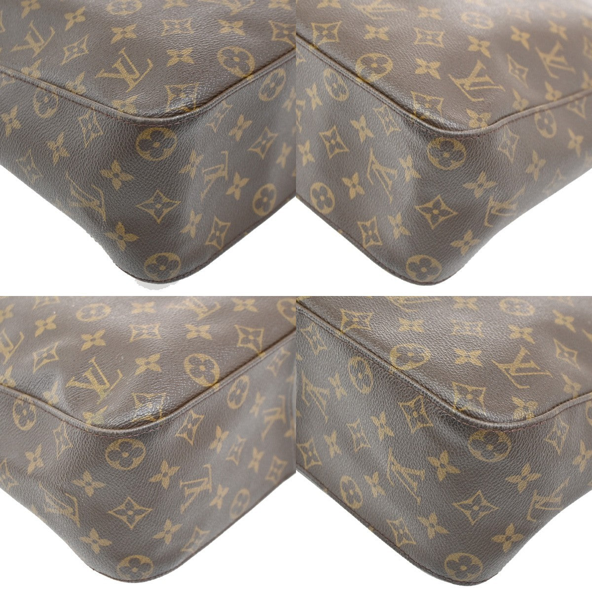 Louis Vuitton Looping Handbag Monogram Canvas, BROWN, CANVAS, Shoulder bag