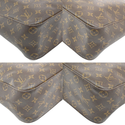 Louis Vuitton Looping Handbag Monogram Canvas, BROWN, CANVAS, Shoulder bag