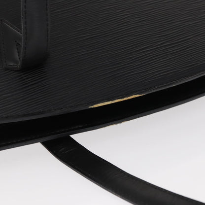 Louis Vuitton Saint Jacques Handbag Epi Leather, BLACK, LEATHER, Shoulder bag