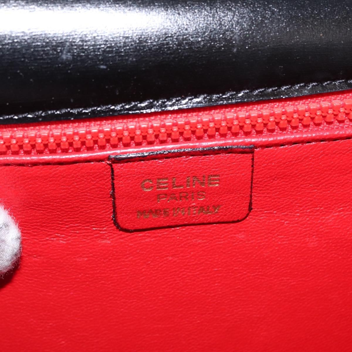 Celine Clutch Bag ENAMEL, BLACK, PATENT_LEATHER, Clutche & pouche