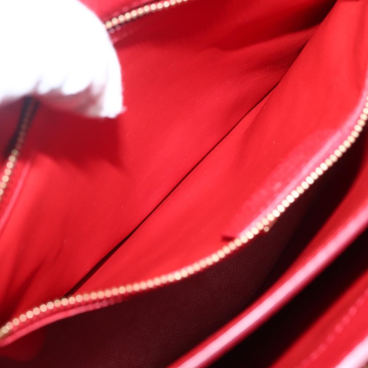 Salvatore Ferragamo Lotty Satchel Leather, RED, LEATHER, Handbag