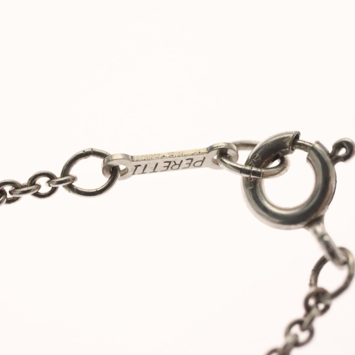 Tiffany & Co. Elsa Peretti Open Heart Pendant Necklace Sterling Silver, SILVER, SILVER, Necklace