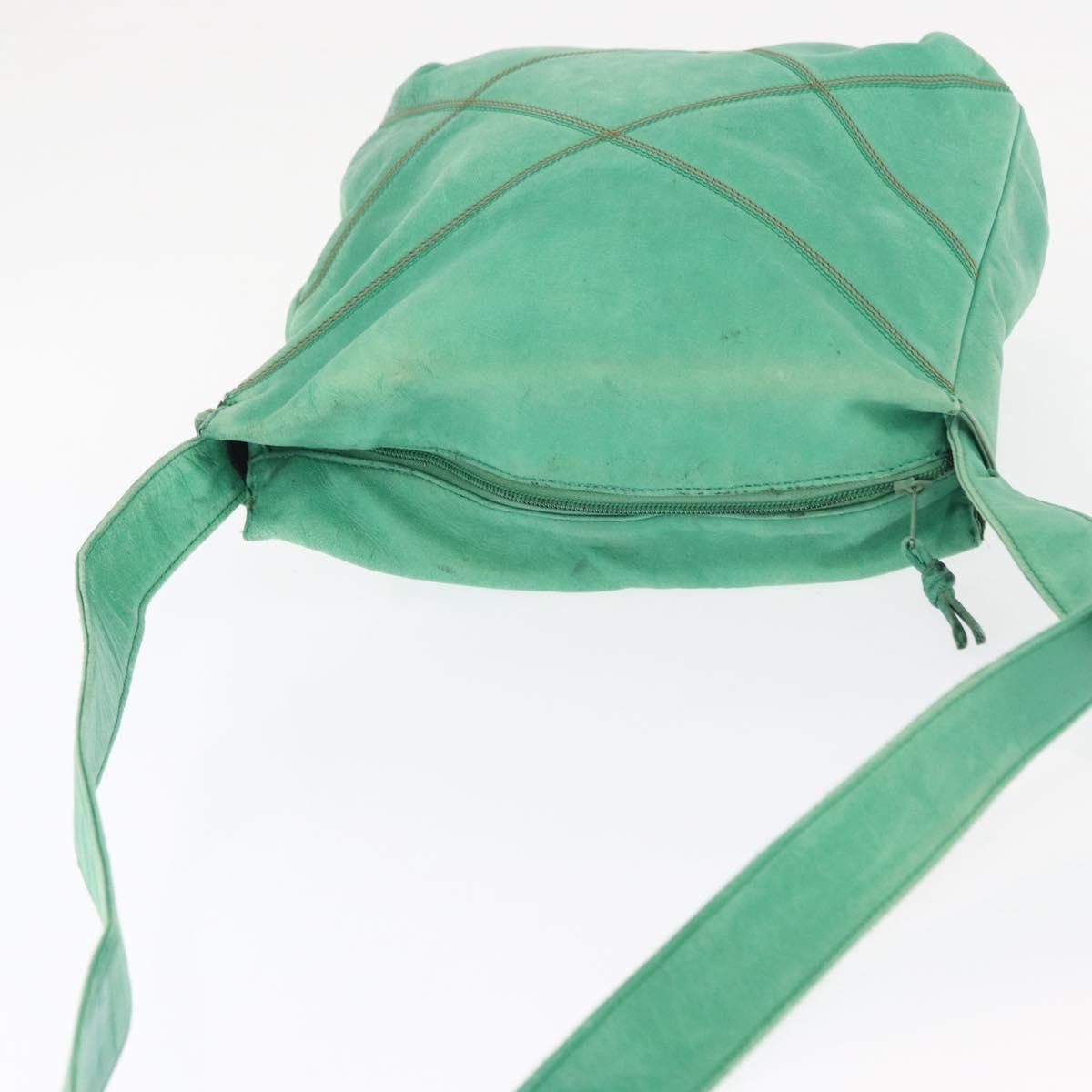 Loewe Vintage Shoulder Bag Leather, GREEN, LEATHER, Shoulder bag