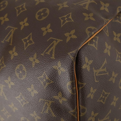 Louis Vuitton Keepall Bag Monogram Canvas, BROWN, CANVAS, Travel bag