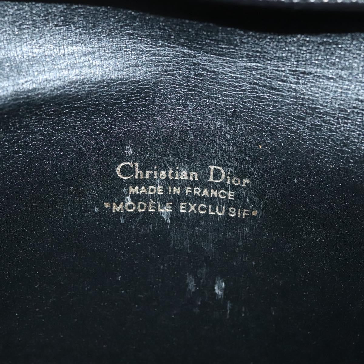 Christian Dior Vintage Trotter Pouch Diorissimo Canvas, BLACK, CANVAS, Clutche & pouche