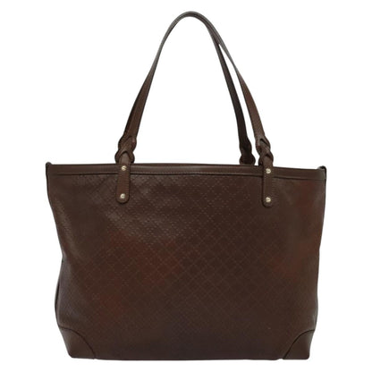 Gucci Craft Tote Diamante Leather, BROWN, LEATHER, Tote bag