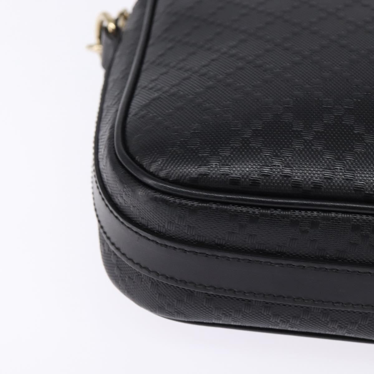 Gucci Diamante bright briefcase Leather, BLACK, LEATHER, Briefcase