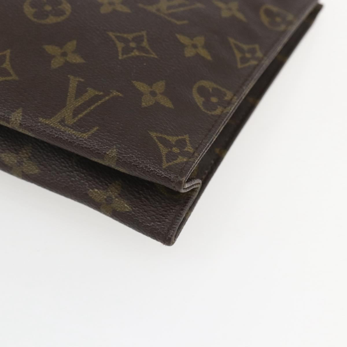 Louis Vuitton Toiletry Pouch Monogram Canvas, BROWN, CANVAS, Clutche & pouche