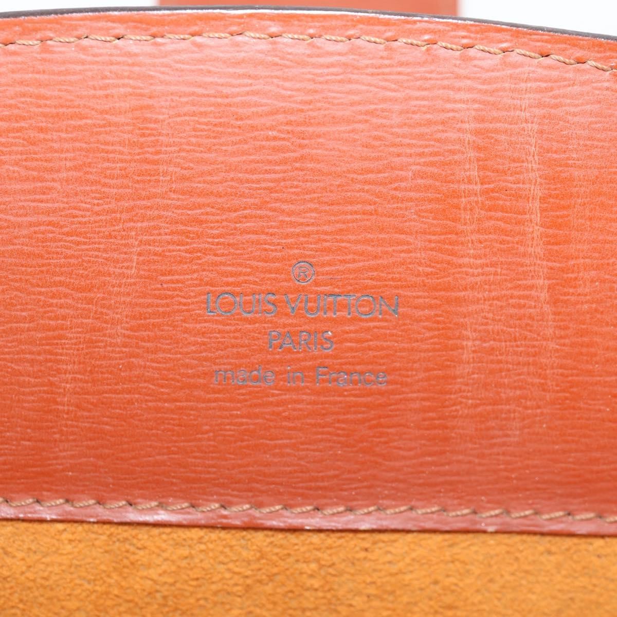 Louis Vuitton Cluny Shoulder Bag Epi Leather, BROWN, LEATHER, Shoulder bag