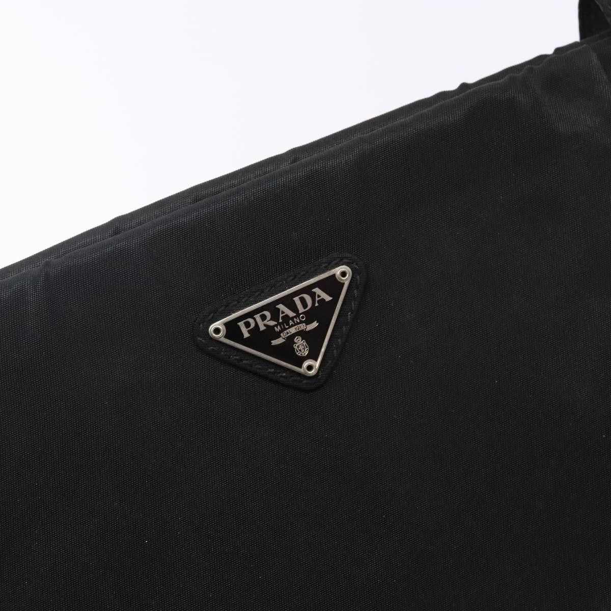 Prada cabas tessuto nylon, Black, Nylon, Handbag