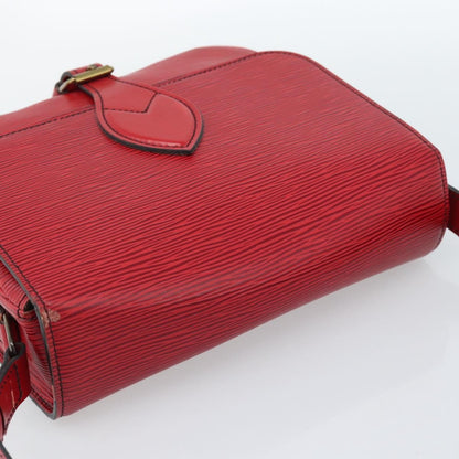 Louis Vuitton Cartouchiere Handbag Epi Leather, Red, Leather, Shoulder Bag