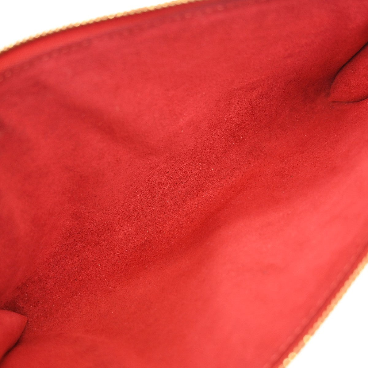 Louis Vuitton Pochette Accessoires Epi Leather, RED, LEATHER, Clutche & pouche
