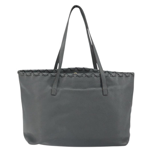 Gucci Bamboo Tassel Tote Leather, GRAY, LEATHER, Tote bag