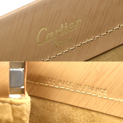 cartier Trinity Hand bag Leather, Beige, Leather, Handbag