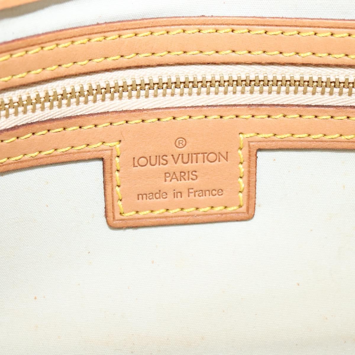 Louis Vuitton Camille Messenger Bag Mini Lin, BLUE, CANVAS, Crossbody bag