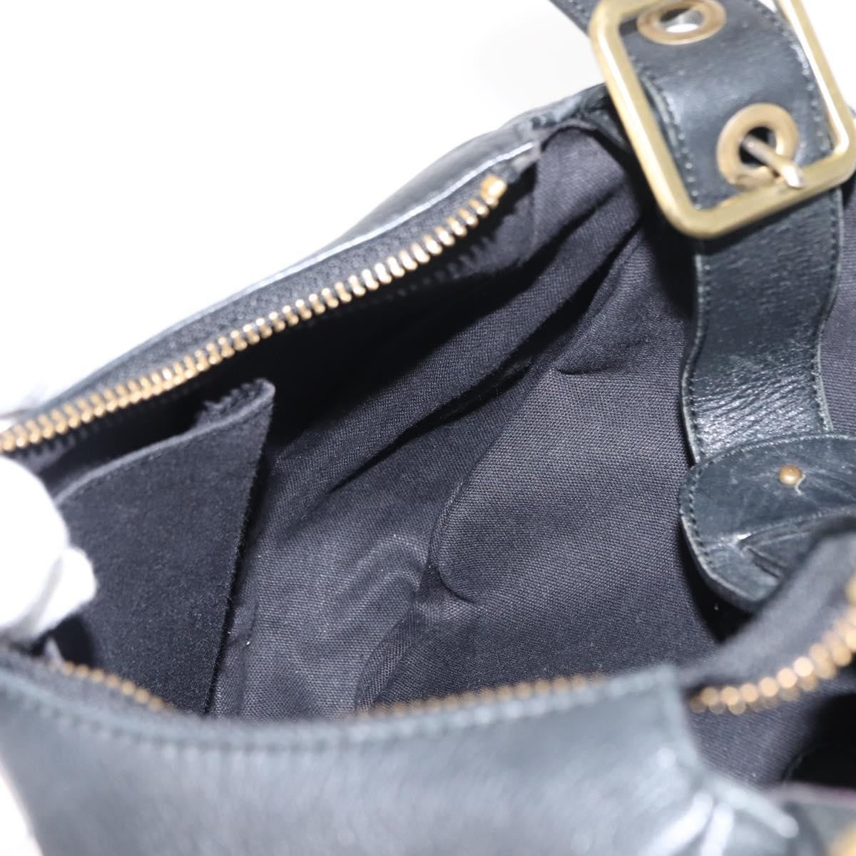 Chloe Paddington Lock Handbag Leather, BLACK, LEATHER, Shoulder bag