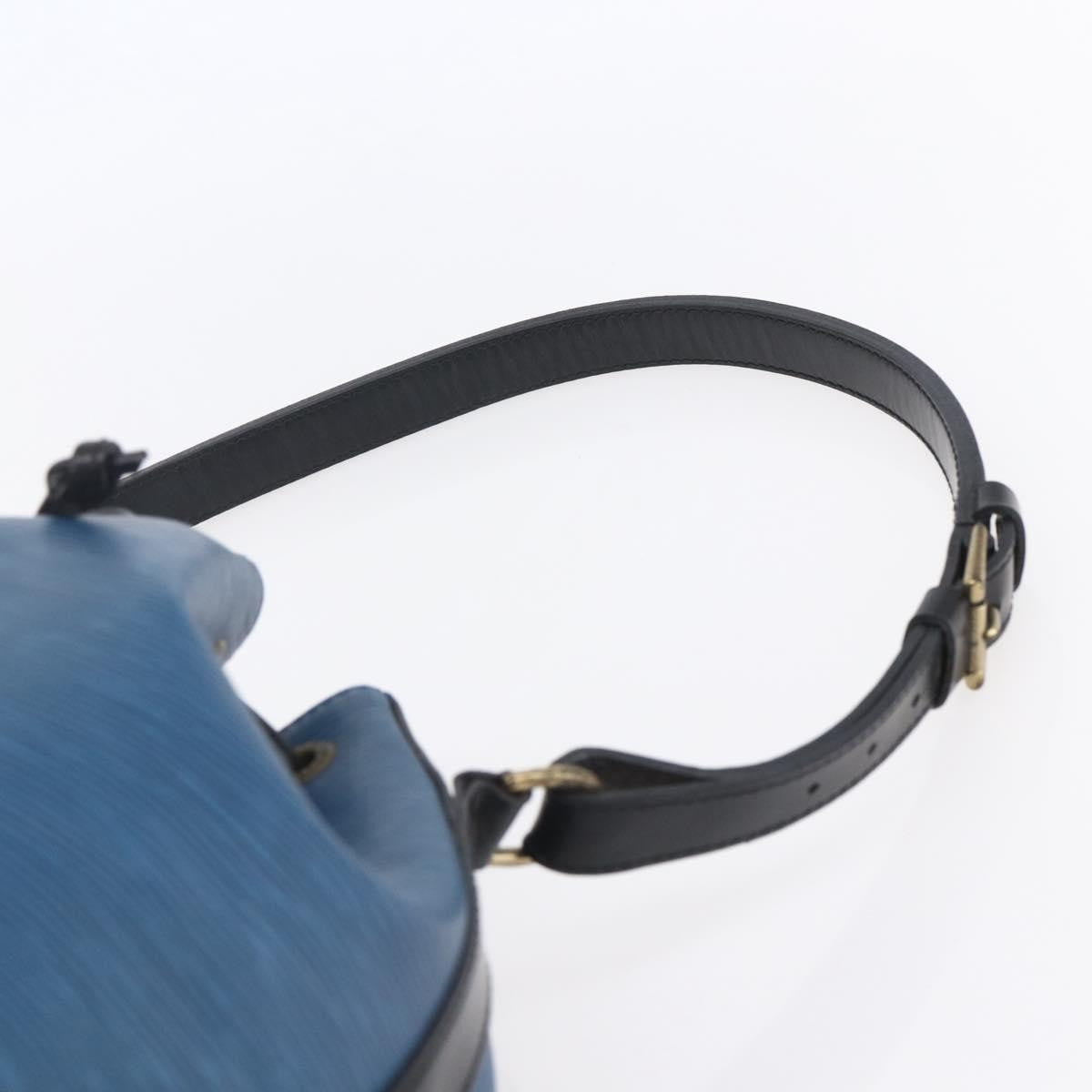Louis Vuitton Petit Noe Handbag Epi Leather, BLUE, LEATHER, Shoulder bag