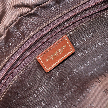 Burberry Nova check Shoulder bag Canvas, BEIGE, CANVAS, Shoulder bag