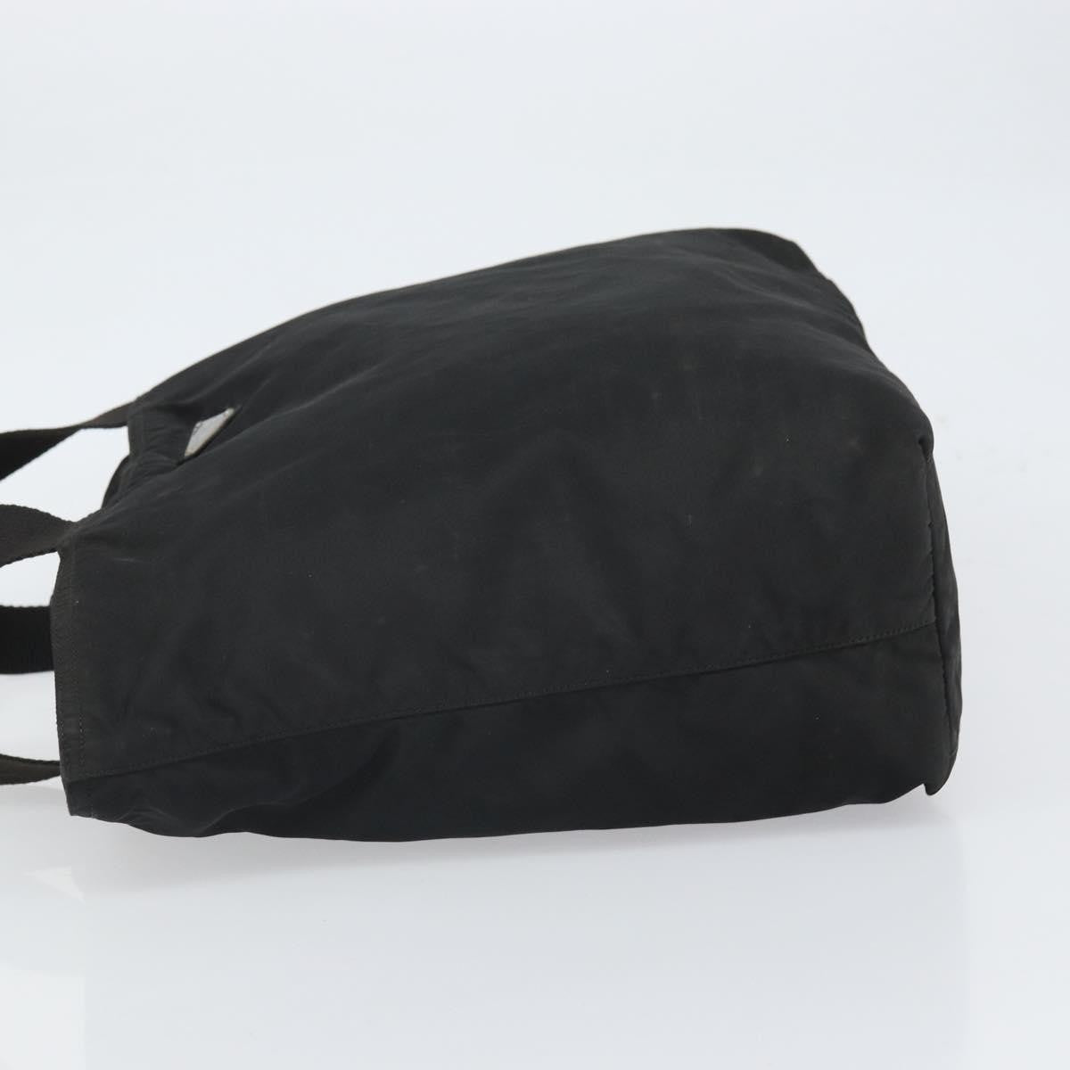 Prada Vintage Zip Tote Tessuto, BLACK, NYLON, Tote bag