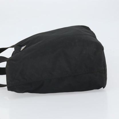 Prada Vintage Zip Tote Tessuto, BLACK, NYLON, Tote bag
