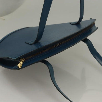 Louis Vuitton Saint Jacques Handbag Epi Leather, BLUE, LEATHER, Handbag