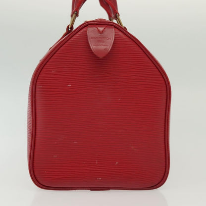 Louis Vuitton Speedy Handbag Epi Leather, RED, LEATHER, Handbag