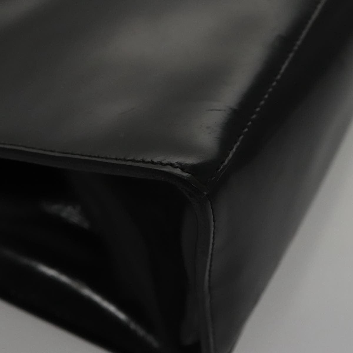 Salvatore Ferragamo Gancini Wristlet Clutch Leather, BLACK, EMERALD, Clutche & pouche