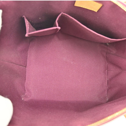 Louis Vuitton Bellevue Handbag Monogram Vernis, PURPLE, PATENT_LEATHER, Tote bag