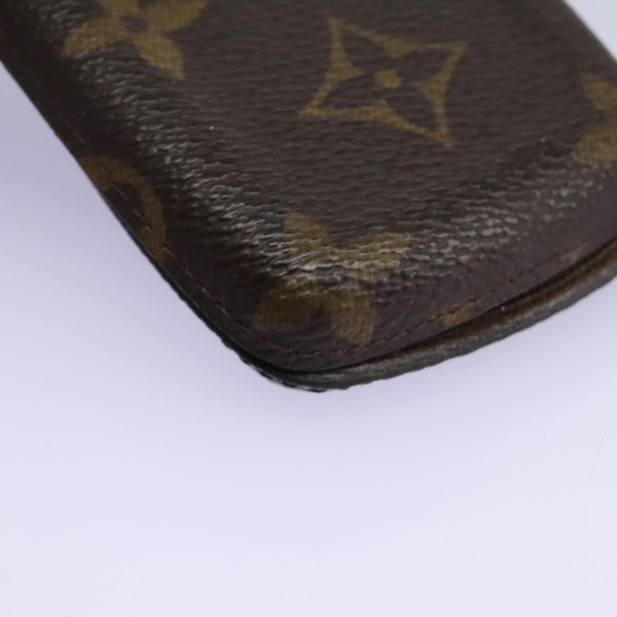Louis Vuitton Étui Téléphone Monogram Canvas, BROWN, CANVAS, Tech accessory