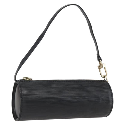 Louis Vuitton Soufflot Pochette Epi Leather, BLACK, LEATHER, Clutche & pouche